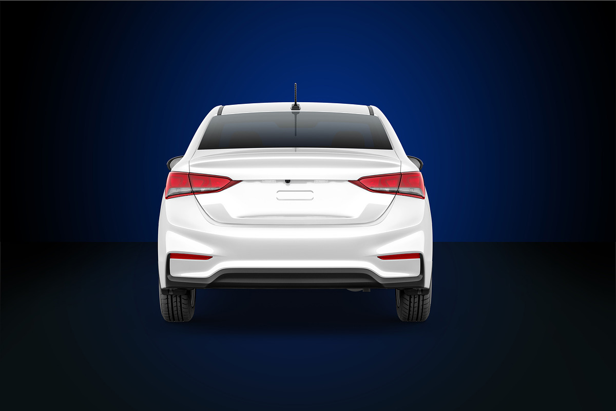 Hyundai Solaris sedan MockUp Set, a Product Mockup by PSD Market (Photo 6 of 6)
