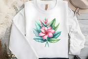 Pink & Mint Summer Clipart, an Illustration by DreamCafeArt (Thumbnail 2 of 8)