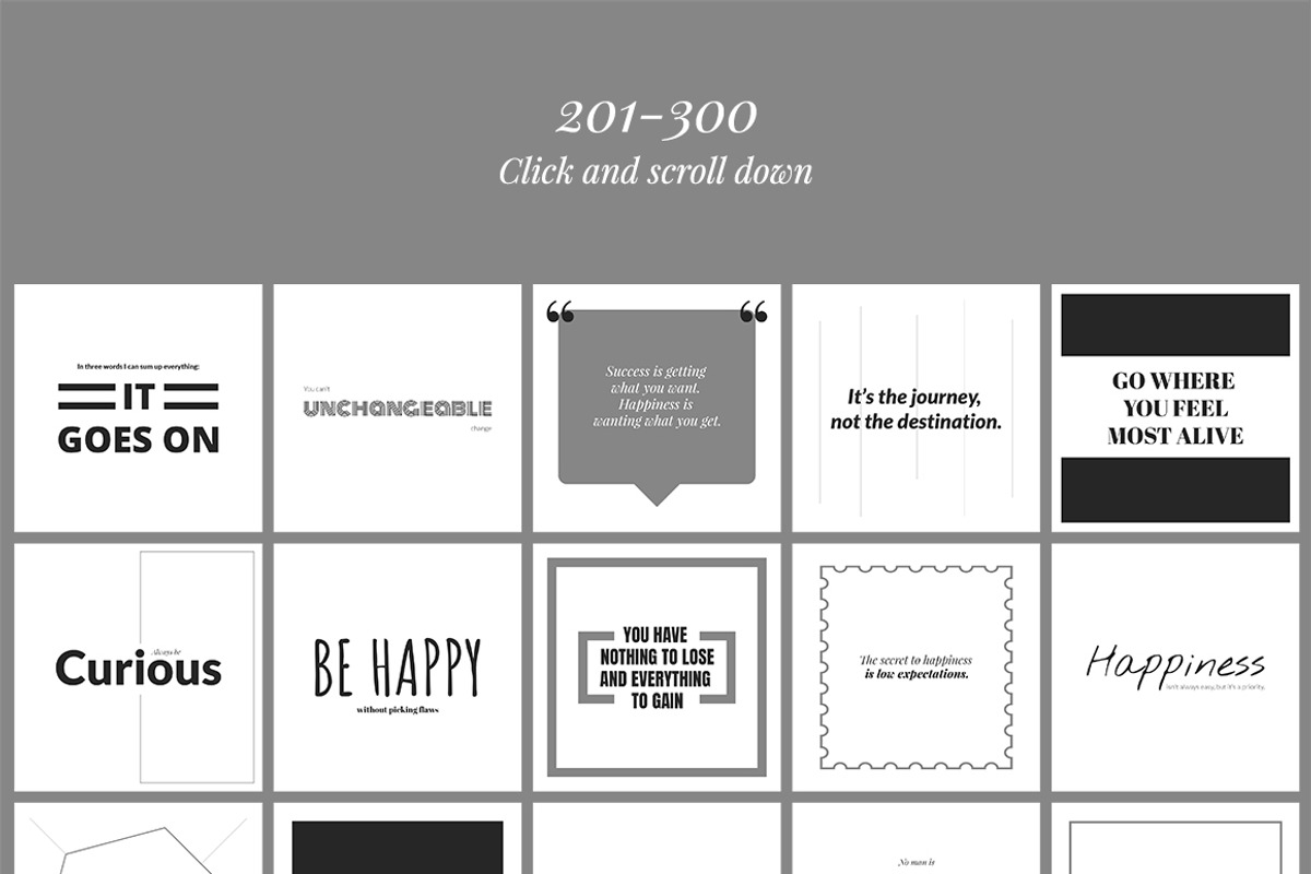500 Social Media Quotes, a Social Media Template by Web Donut (Photo 9 of 11)