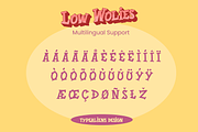 Low Wolies, a Font by ilhamtaro (Thumbnail 10 of 12)
