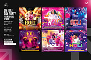 06 Holi party flyer bundle, a Flyer Template by Shajib Shikder (Thumbnail 1 of 7)