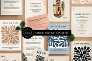 Amelie - Wedding invitation suite, a Stationery Template by SydneyResnik (Thumbnail 1 of 7)
