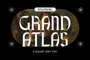 Grand Atlas Elegant Serif Font, a Serif Font by UICreative (Thumbnail 1 of 13)