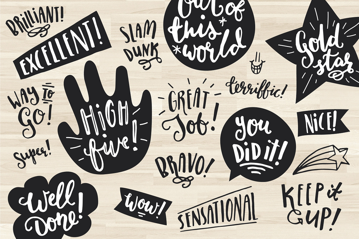 Awesome Encouragement Stamps!, an Object Graphic by The Pen and Brush (Photo 4 of 5)