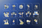 Marketing Business Character 3D Pack, a Characters & Person 3D Model by Haps Space (Thumbnail 4 of 4)