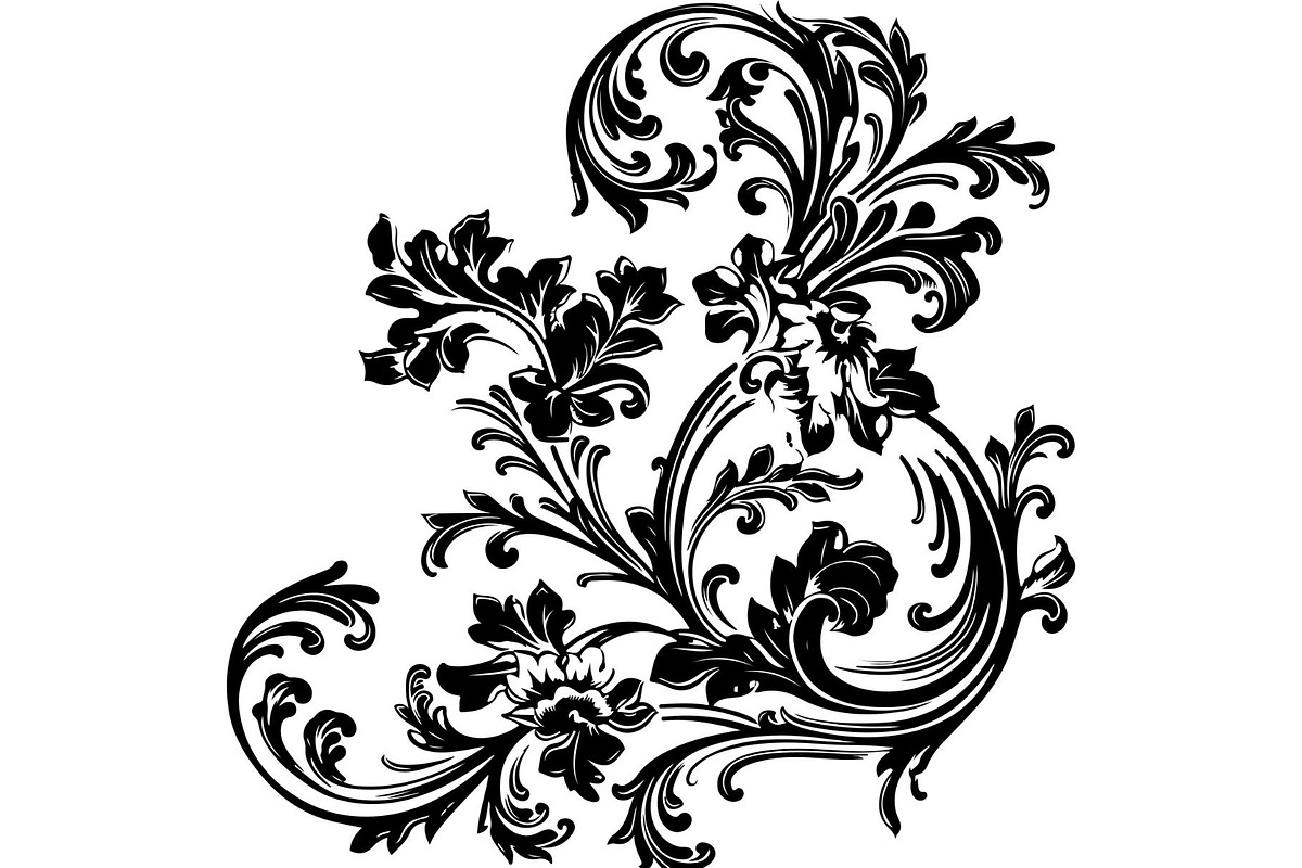Vintage Floral Ornament & Wreath SVG, an Object Graphic by Gfx_Store (Photo 13 of 16)