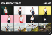1000 T-Shirt Mock-Up, a Shirt Mockup by Freeman Studio (Thumbnail 7 of 19)