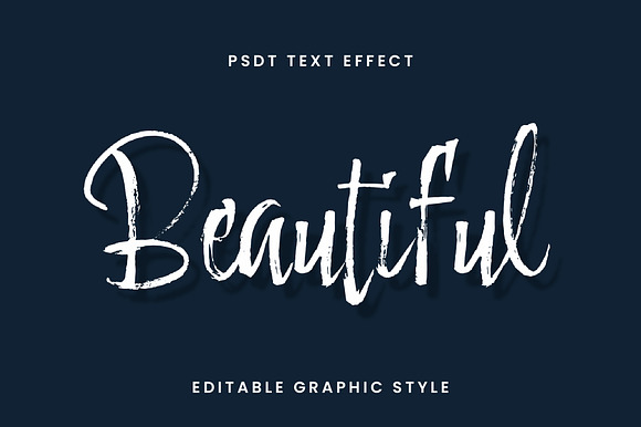 Painted Brush Script Text Effect preview 3