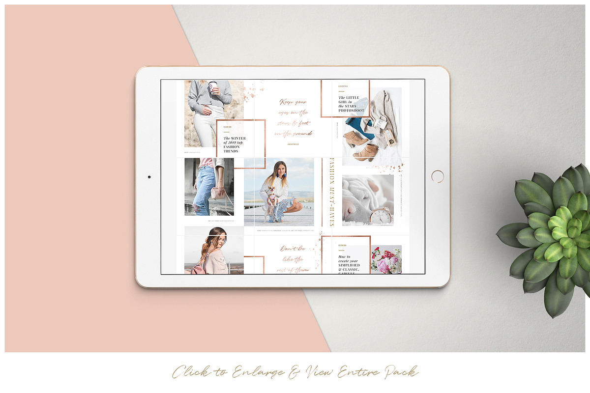 THE GRID | Instagram Posts Layout, a Social Media Template by Marigold Studios (Photo 10 of 14)