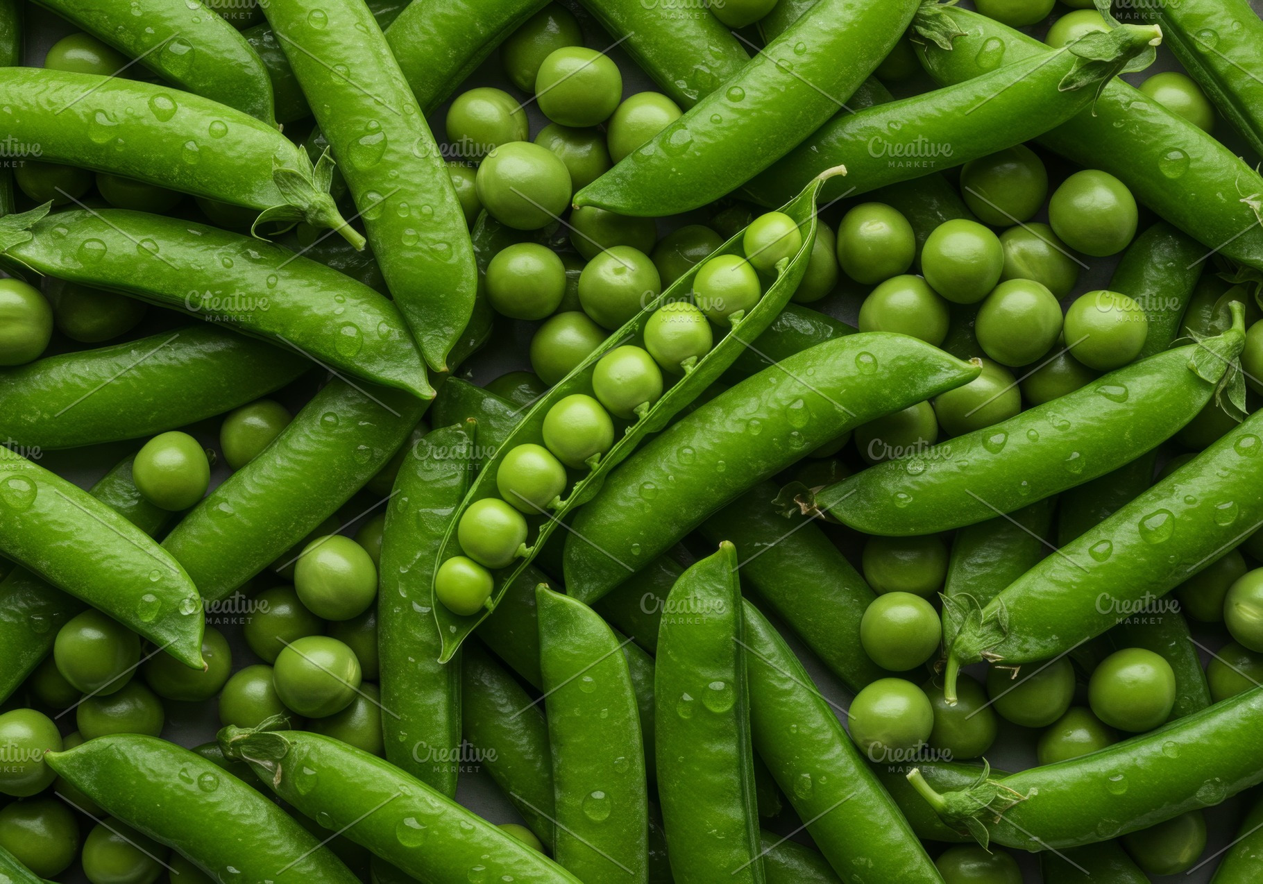 Fresh green peas, a Food & Drink Photo by professorinc