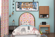 Nursery room Mockup 6 PSD, a Household Mockup by GraphicVil (Thumbnail 4 of 9)