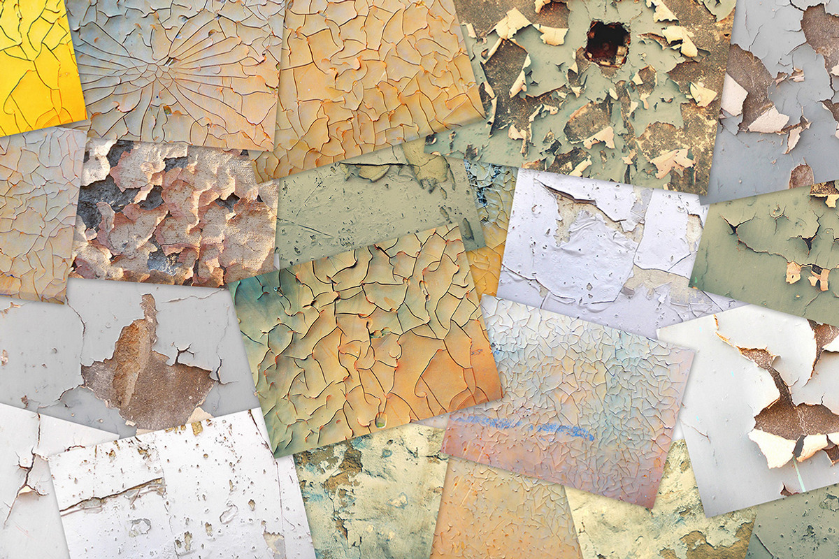 20 Peeling Paint Textures Pack preview 2