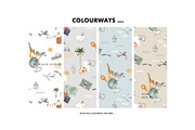 travel itinerary Vacation pattern, a Pattern Graphic by Milatoo (Thumbnail 3 of 4)