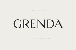 Grenda Modern Serif Font