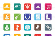 50 Wild West Filled Round Corner, an Icon by IconBunny (Thumbnail 2 of 2)