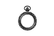 Vintage Pocket Watch SVG Bundle, an Illustration by yasushie (Thumbnail 30 of 31)