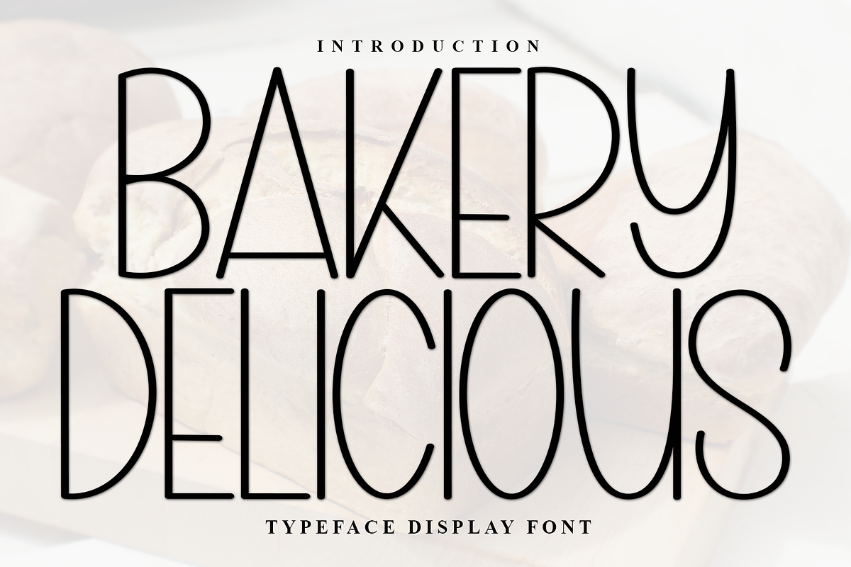 Bakery Delicious, a Serif Font by FreshTypeINK (Photo 1 of 8)