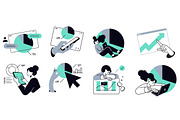 Statistics and analytics, an Illustration by PureSolution (Thumbnail 6 of 6)