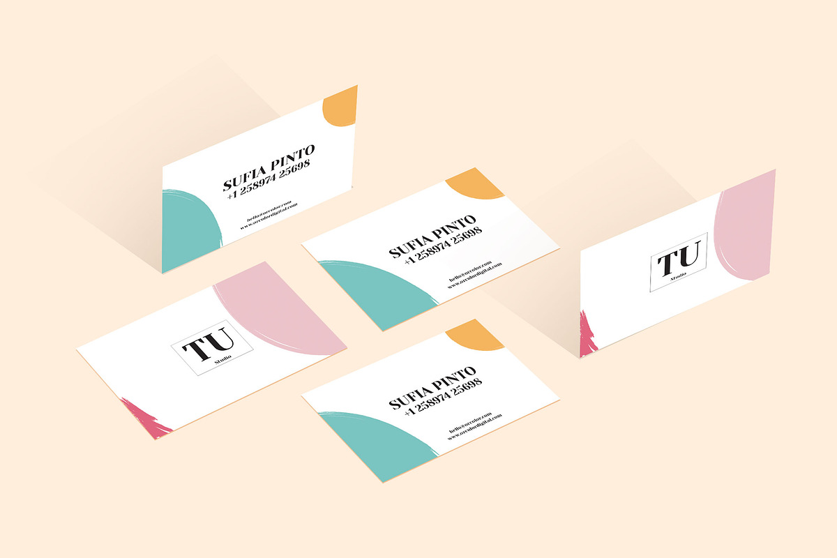 TU Business Card Template, a Business Card Template by ORCOLOR (Photo 4 of 6)