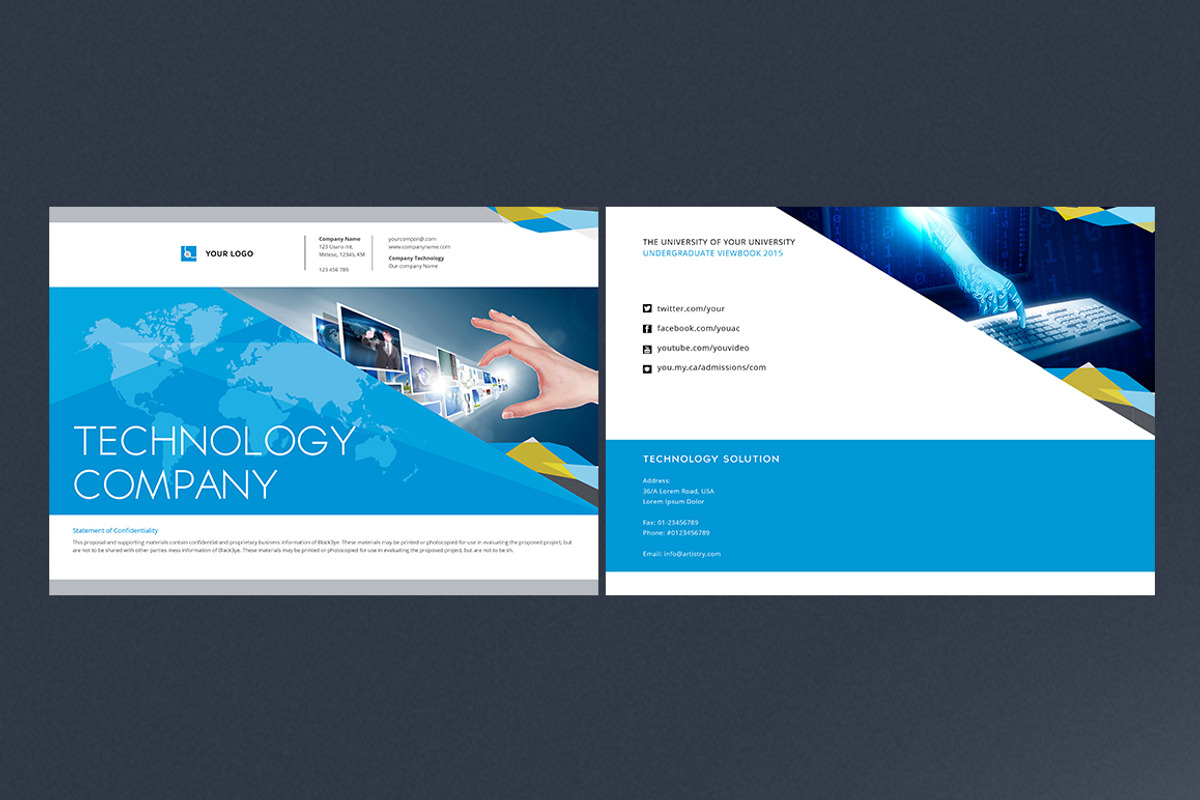 Technology Brochure Catalog, a Brochure Template by artico (Photo 5 of 5)