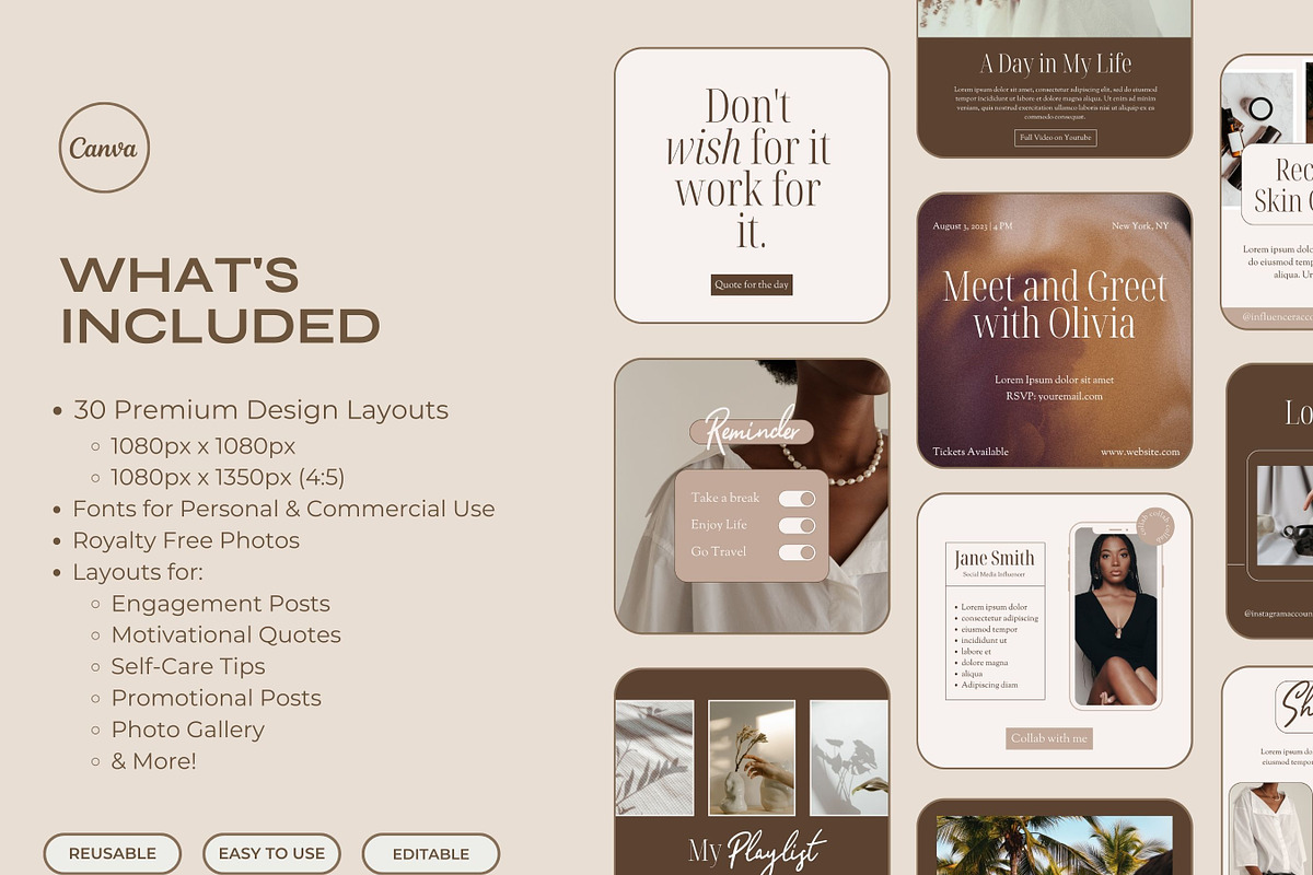Muse | UGC Creator Social Templates, a Social Media Template by Artfullyours (Photo 3 of 11)