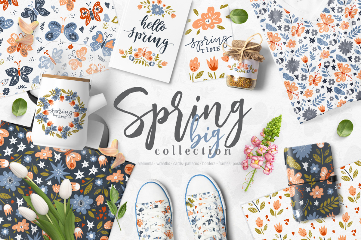 Spring - floral blossom collection, an Object Graphic by DariSmartArt (Photo 1 of 14)