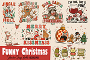 Funny Retro Vintage Christmas Bundle, an Object Graphic by Daisy Design (Thumbnail 1 of 19)