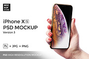 iPhone XS Mockup Version 2, an iPhone Mockup by Mockup Store (Thumbnail 1 of 3)