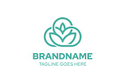 Cloud Plant Modern Line Logo, a Branding & Logo Template by Pray Art Design Studio (Thumbnail 1 of 2)