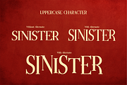 Sacred Terror – Horror Serif Display, a Serif Font by GrimLetter (Thumbnail 5 of 12)