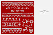 Knitted Letters, Symbols & Ornaments, a Background Graphic by JuliaMalinovskaya (Thumbnail 3 of 5)