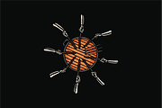 Skeleton Barbecue Party, an Object Illustration by nomlimo.com (Thumbnail 1 of 3)