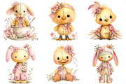 Whimsical Easter Voodoo Doll Clipart, an Illustration by Daily.Designs (Thumbnail 3 of 7)
