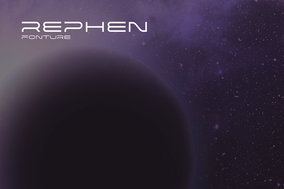 Rephen, a Font by garismantra (Photo 2 of 3)