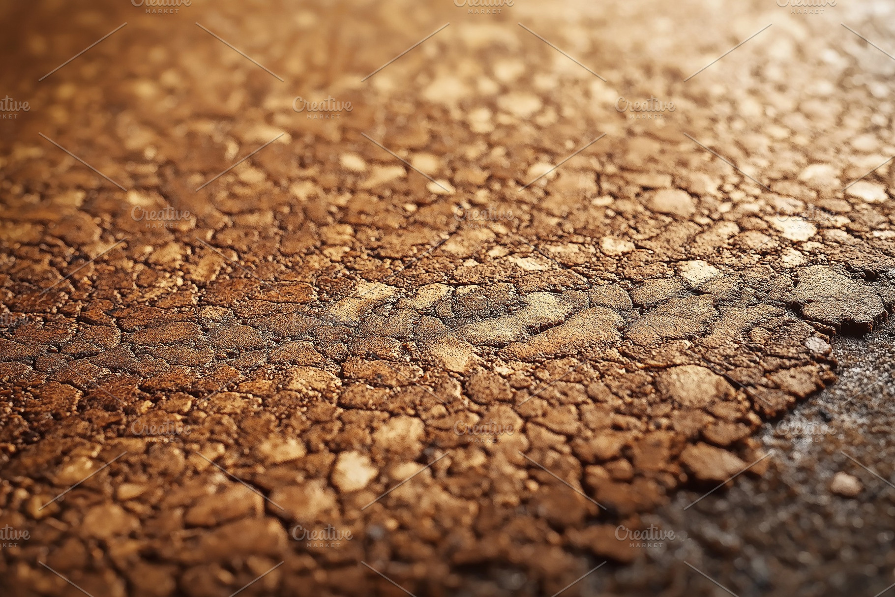 Close-up of cracked, textured surface with rich brown hues and warm light accen, a Background Photo by ImageMir
