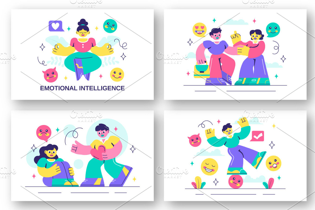 10 Emotional Intelligence, a Person Illustration by denayunebgt (Photo 3 of 4)