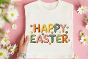 Faux Yarn Happy Easter PNG, an Illustration by DreamArtGraphic (Thumbnail 2 of 4)