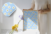 daisy seamless pattern, a Decorative Illustration by Pink Studio Art (Thumbnail 3 of 5)