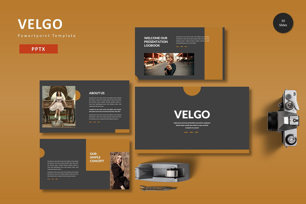 Velgo - Powerpoint Template, a Presentation Template by Fannan Studio (Photo 1 of 4)