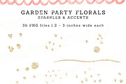 Garden Party Florals PNG Design Kit, a Decorative Illustration by Essem Creatives (Thumbnail 8 of 11)