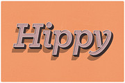 3D Retro Text Styles for Photoshop, a Layer Style Add-On by Creativenauts (Thumbnail 5 of 5)