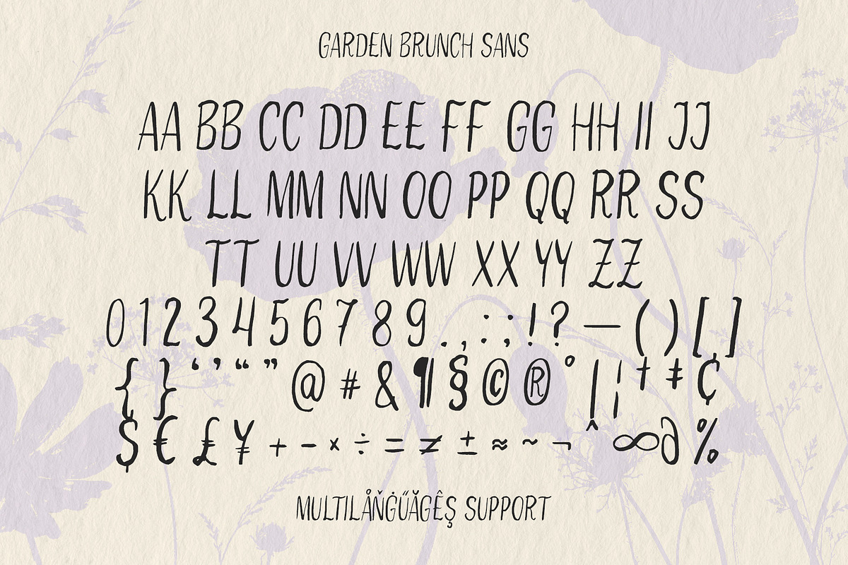 Garden Brunch Script & Sans Duo, a Handwritten Font by BilberryCreates (Photo 11 of 11)