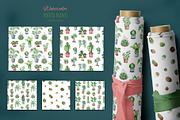 Watercolor Potted Plants, an Object Graphic by Kate_Rina (Thumbnail 3 of 4)