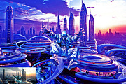Cyberpunk Style Artwork Ps Action, an Action Add-On by Studio Retouch (Thumbnail 3 of 14)