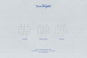 Monogram World Vintage Retro, a Serif Font by Headfonts (Thumbnail 9 of 9)