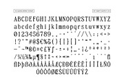 CS Gleda Mono Stamp, a Serif Font by Craft Supply Co. (Thumbnail 8 of 8)