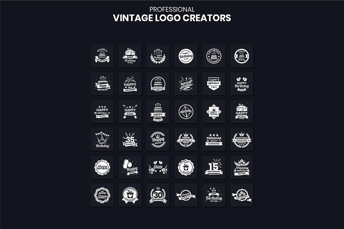 1046 Vintage Logo Creators, a Branding & Logo Template by Toonsteb (Photo 4 of 22)