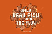 Hollow Leak Font and Dingbat, a Sans Serif Font by D&K Project (Thumbnail 8 of 11)