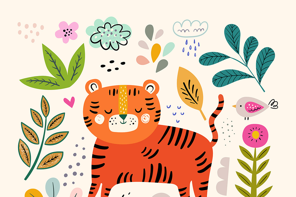 Cute baby animals collection, an Animal Illustration by MoleskoStudio (Photo 29 of 33)