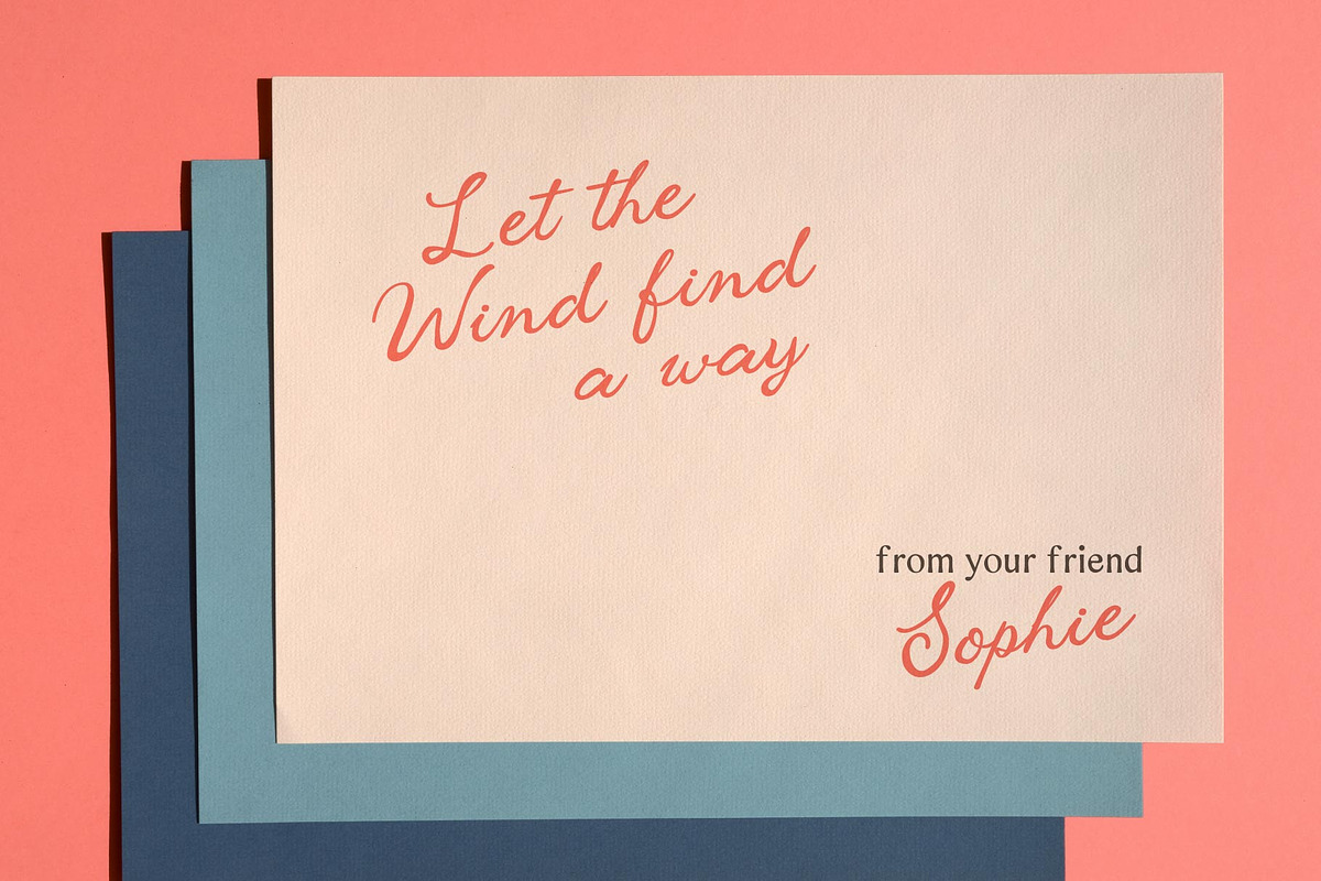 Housemail; Romantic Script and Sans, a Script Font by Eko Bimantara (Photo 2 of 16)